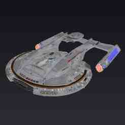 Akira Class inspired Starship (Star Trek)