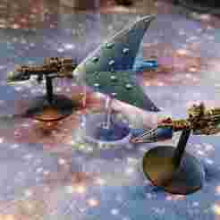 Aquatic Xenos/Alien cruiser