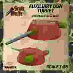 Auxiliary gun turret for german heavy tanks 1:35 scale(Maus, E-100, E-75)