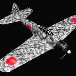 AVION RADIO CONTROL  ZERO JAPONES .