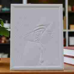 Baby girl Eyes and Tears 3D print Frame Burst 58