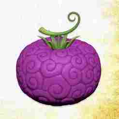 Batto Batto no Mi model Vampire or Bat Bat Fruit, One Piece Patrick Redfield devil fruit .stl files, ready for 3d print