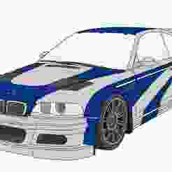 BMW Sporty 2D - Customizable 3D Model for Printing