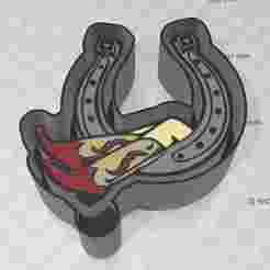 Boot Horseshoe Freshie Mold