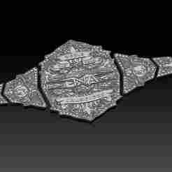 Boxing Championship Title Belt – High-Detail Modular Plates | STL (Cosplay, Trophy, Wall Display)