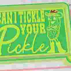 Can I Tickle Your Pickle Freshie Mold