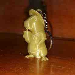 Capybara keychain (capybara) taking terere!