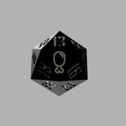🍗 Chicken Drumstick d20 Dice - Funny Themed 3D Printable Die
