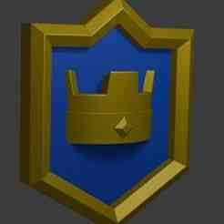 Clash royale logo 3D model