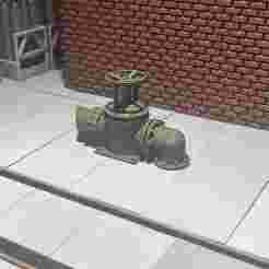 Connection underground tank very detailed in all tracks G to Z, PLA, SLS,