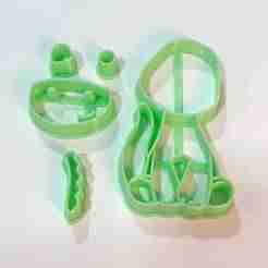 fondant cutter dino baby brachiosaurus 6,5 cm