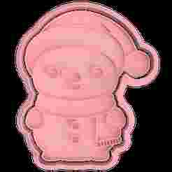 SNOWMAN CUTTERS FOR COOKIES AND FONDANT