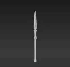 Crimson Trident Replica Model - Easy Print Costume Accessory & Desk Accent