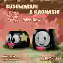 [CROCHET] SPIRITED AWAY SUSUWATARI AND KAONASHI YARN BOWL I DECORATION | ACCESSORIES | BOWL | GIFT