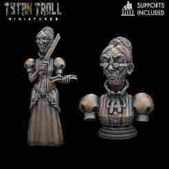 Curse of Strahd - Claudia Belasco Mini Bust Combo [Pre-Supported]