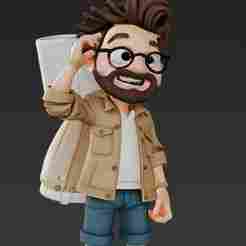 Customizable Chill Guy Figurine with Interchangeable Accessories for Desk Decor