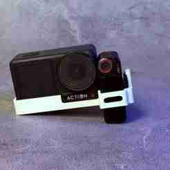 DJI Action4 Microphone receiver mounting bracket
