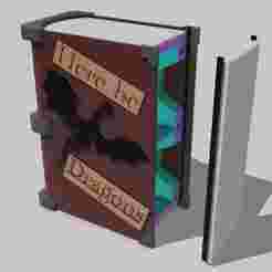 Dragon Spell book Deck Box – Fantasy MTG / MTG / Yu-Gi-Oh / TCG accessory with Magnetic Closure
