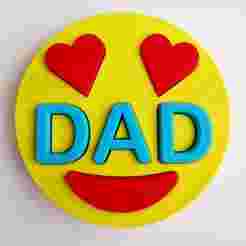Emoji Puzzle “DAD” Educational Toy for Kids
