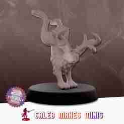 Familiar - Jackalope [PRE-SUPPORTED] | Halloween Series (2025 - "Cryptids")