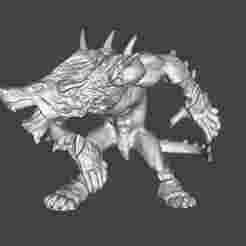 Feral Warpwolf - Circle of Orboros - 2006 Battle Box