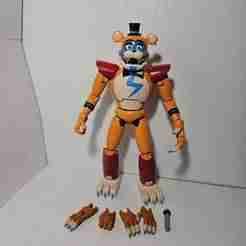 Gamrock Freddy FNAF (Five Nights At Freddys)  Security Breach Articulated Action Figure