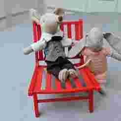 Garden armchair for dolls
