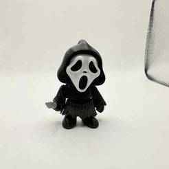 Ghostface Flexi! (Flexi, Magnet, and Keychain version!) | The Icons - Articulated - Cute