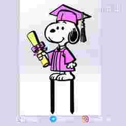 Graduated Snoopy Topper