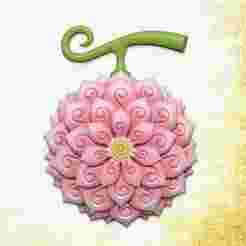 Hana Hana no Mi or Flower Flower Fruit, One Piece Nico Robin devil fruit .stl files, ready for 3d print