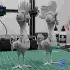 Hei Hei Chicken 3D Model – Two Versions (Normal & Singing) – Pre-Supported