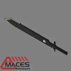 Helldivers 2 CQC-42 Machete Prop