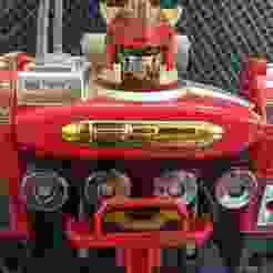 Helmet for GigaWheel - Steel StarBeast GigaRhinos / Helmet - Centaurus Megazord.