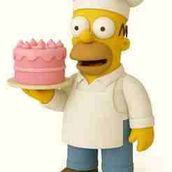 Homer Toy-Style Pie Maker - STL Model for 3D Printing