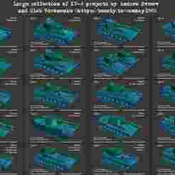 Large collection of KV-4 variants 1:100 (Commercial license)
