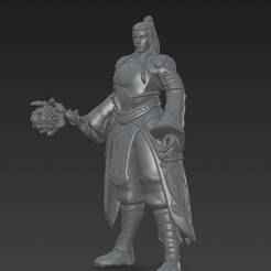 Metin2 Mystic Shaman with Dark Robe & Celestial Bell | STL 3D Printable Model