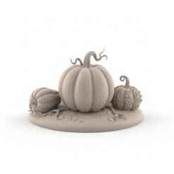 Mini pumpkin patch set (3–5 pumpkins) - Halloween, spooky, scary, horror, creepy, haunted, October 31, trick or treat, pumpkin, jack o’ lantern, jackolantern, ghost, skeleton, skull, zombie, witch, vampire, monster, mummy, Frankenstein, Grim Reaper, scare