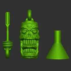 MINI SNIFFER CANISTER KEYCHAIN DEPOSIT - ZOMBIES