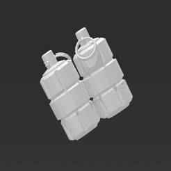 Miniature resin bits - detailed grenade for soldiers and marines