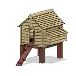 Model Railway Chicken House