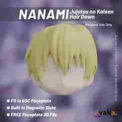 Nanami Kento Wet Hair Ver. – Custom Nendoroid Hair STL (Jujutsu Kaisen Fan Art)