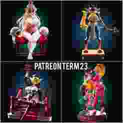 Patreon Term 23 Bundle 4 Models Lucario Gardevoir Boosette Princess Peach Daisy Rosalina
