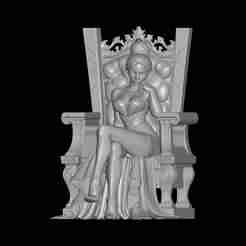 princess tiana on the throne