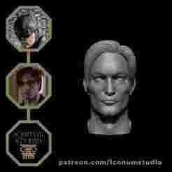 Robert Pattinson as Batman (Masked & Unmasked) Printable Bust STL & OBJ