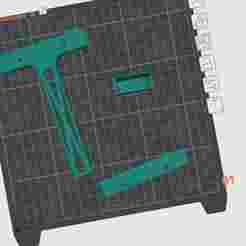 scraper tool for steel / rubber blades + logo + case