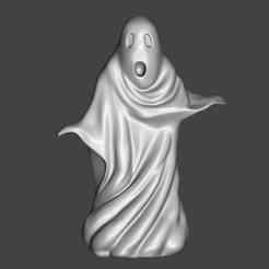 Screaming Ghost Figurine, Halloween Garden Sculpture Decoration, Faceless Ghost, Halloween Ghost Statue Decor