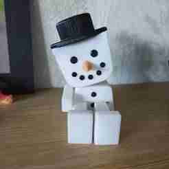 Snowman wobble