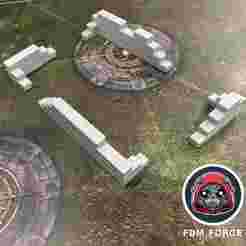 Spearhead terrain elements [SUPPORTLESS, FDM FRIENDLY]