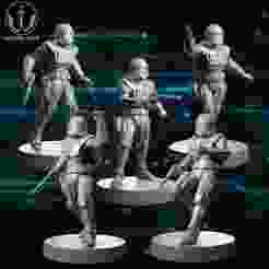 star wars legion imperial super commando presupported included