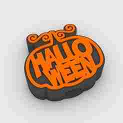 Straw Topper Halloween pumpkin 2609100718 Fits Standard & Stanley Straws | STL, 3MF pre-painted
